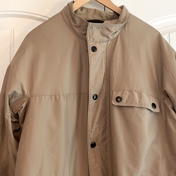 Coach Men's Utility Field‎ Jacket Coat Tan Khaki Size XL - Picture 2 of 15